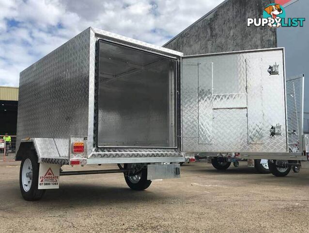 Aluminium Enclosed Luggage Trailers For Sale | Available In 6Ã4 7Ã4 7Ã5 8Ã5