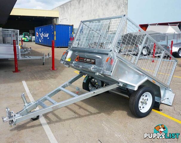 Best Selling 6Ã4 Lightweight Caged Box Trailer For Sale (Fully Welded)