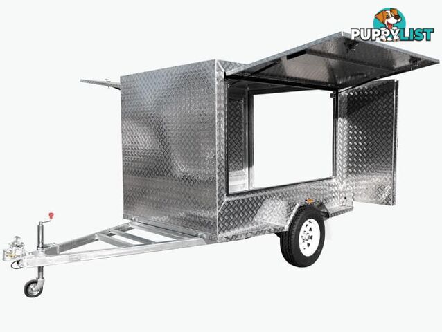 7Ã5 Fully Enclosed Trailer For Sale (Cargo / Luggage)