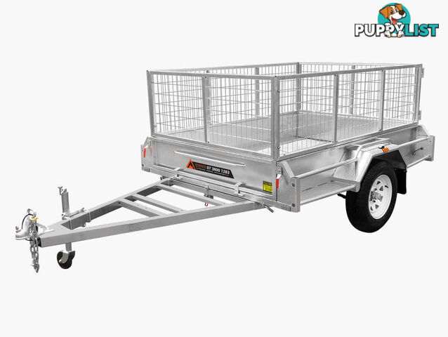 8Ã5 Premium Tipper Box Trailer For Sale With Cage Superior Quality