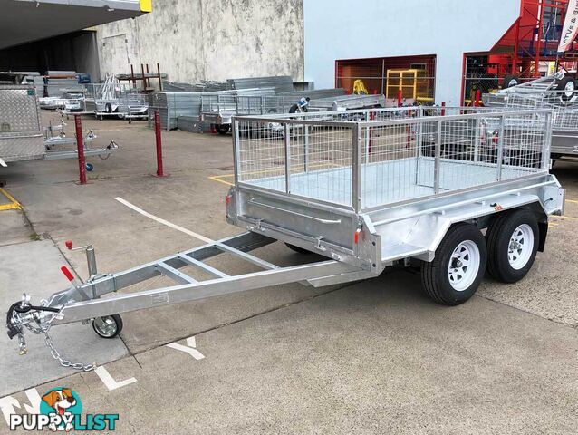 8Ã5 Heavy Duty Tandem Box Trailer For Sale With Cage