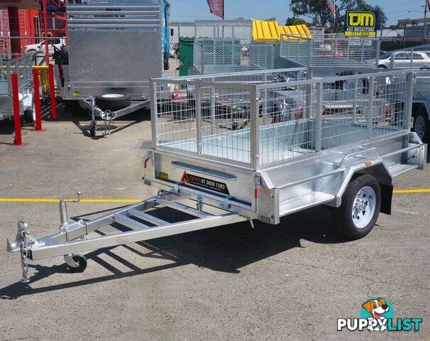 8Ã5 Premium Caged Tipper Box Trailer For Sale (Fully Welded)