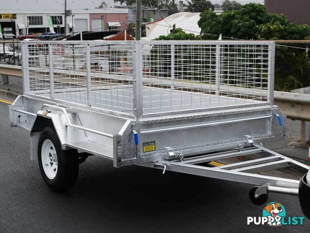 7Ã5 Premium Caged Box Trailer For Sale (Fully Welded) Brisbane Qld