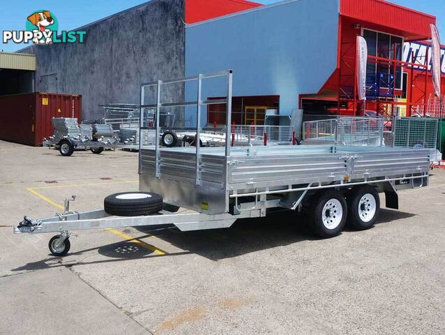 12Ã7 Flat Top/Bed Tandem Dual Axle Trailer For Sale Brisbane Qld