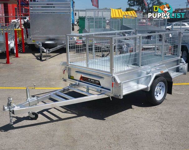 7Ã4 Premium Caged Box Trailer For Sale (Fully Welded)