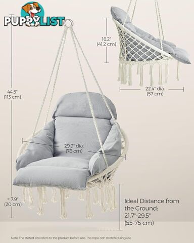 Hanging Hammock Chair and Foldable Stand