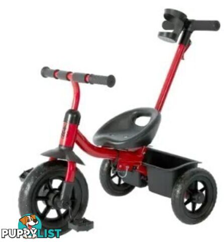 Stylish 3-Wheel Foldable Trike – Black and Red