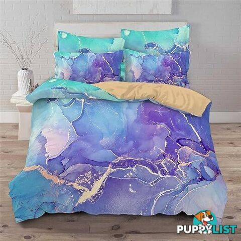 Marble Duvet Cover set, Queen Size