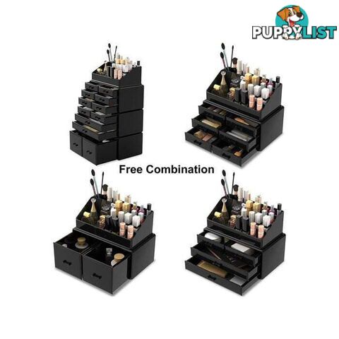 Makeup Cosmetic Organiser Storage with 12 Drawers Display Boxes