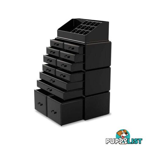 Makeup Cosmetic Organiser Storage with 12 Drawers Display Boxes