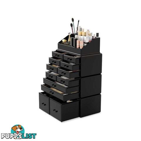 Makeup Cosmetic Organiser Storage with 12 Drawers Display Boxes