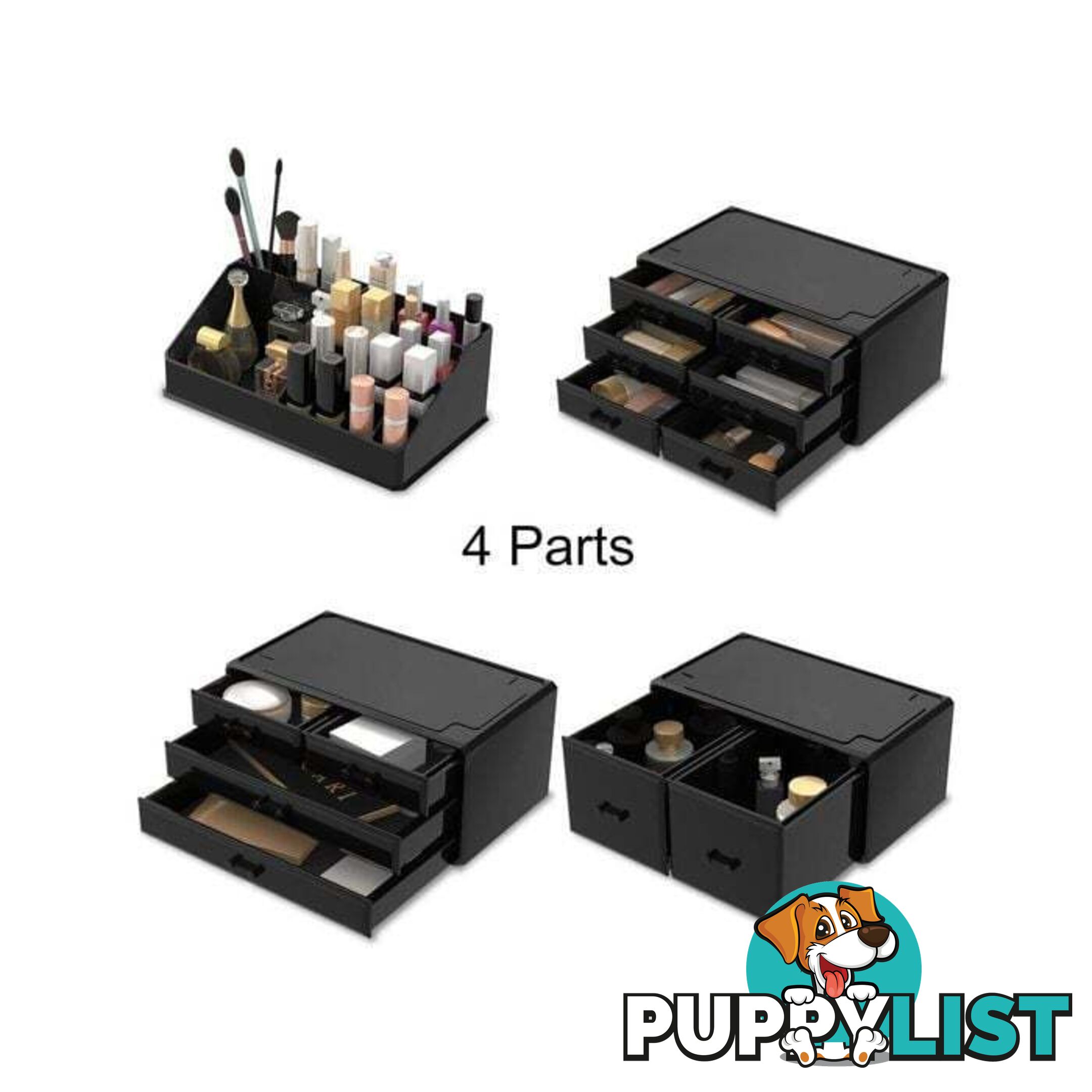 Makeup Cosmetic Organiser Storage with 12 Drawers Display Boxes