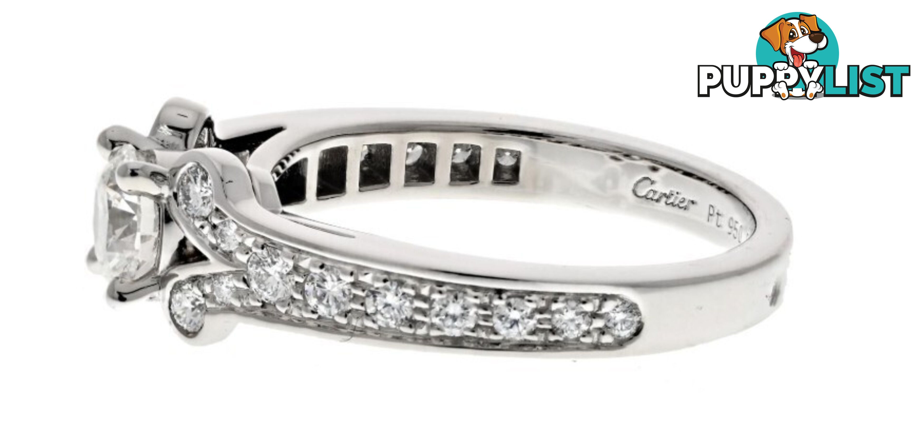 CARTIER Canary Diamond Ballerine Engagement Ring