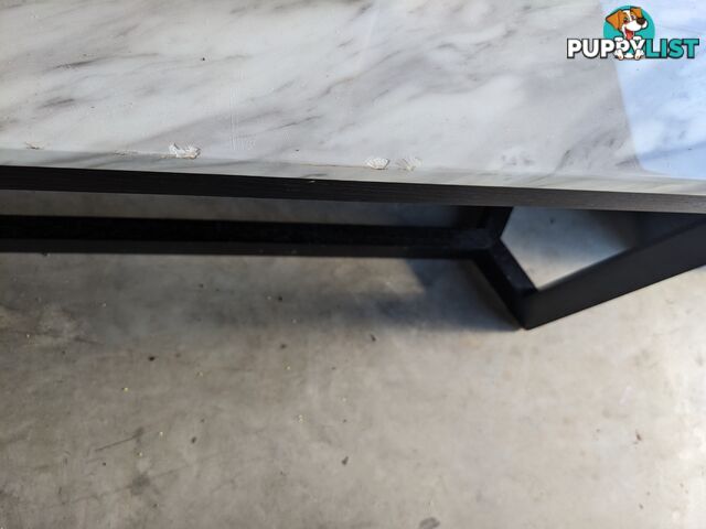 Luxurious Provence Marble &amp;amp; Solid Oak Console Table – Exclusive Nick Scali Range