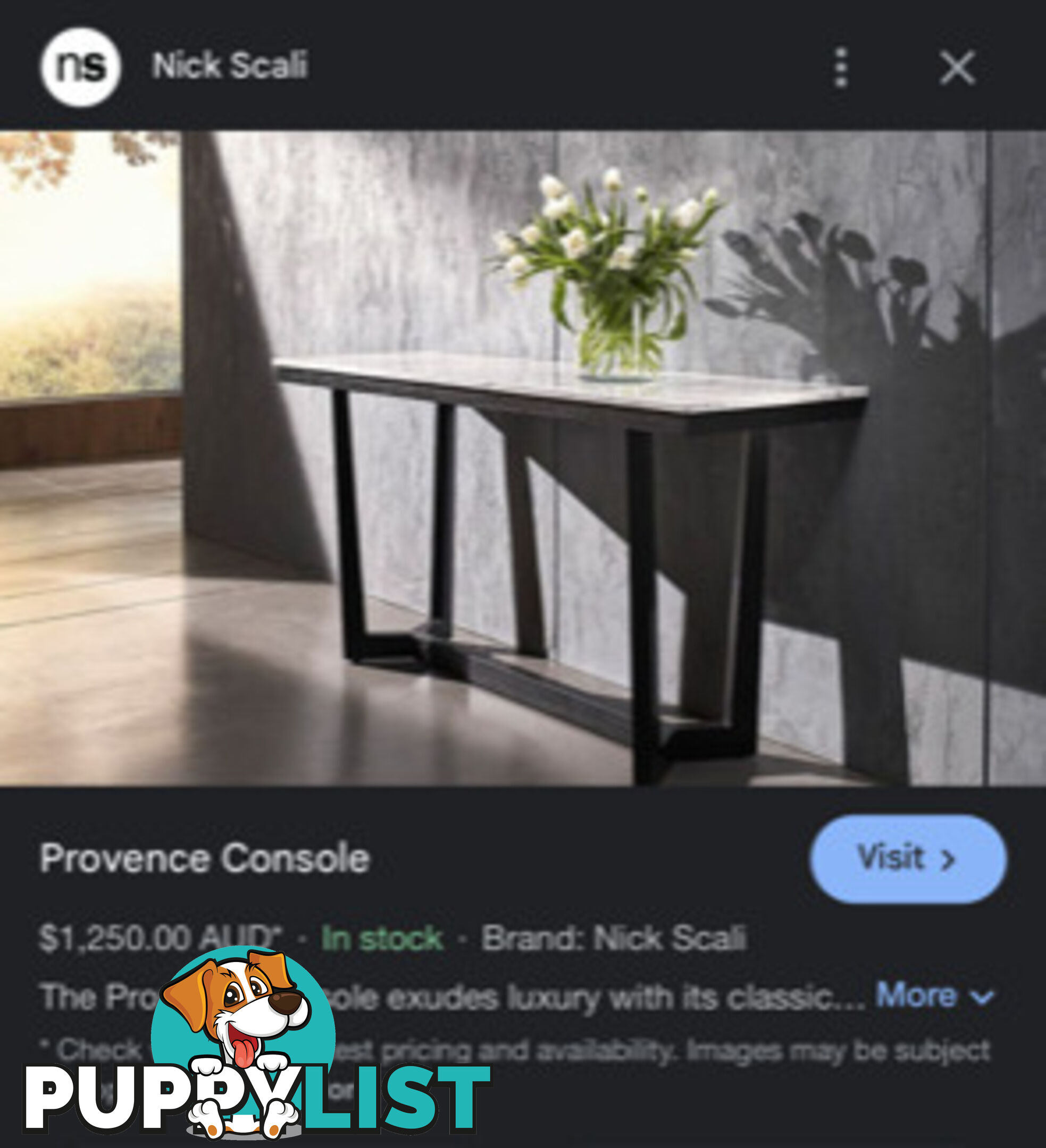 Luxurious Provence Marble &amp;amp; Solid Oak Console Table – Exclusive Nick Scali Range