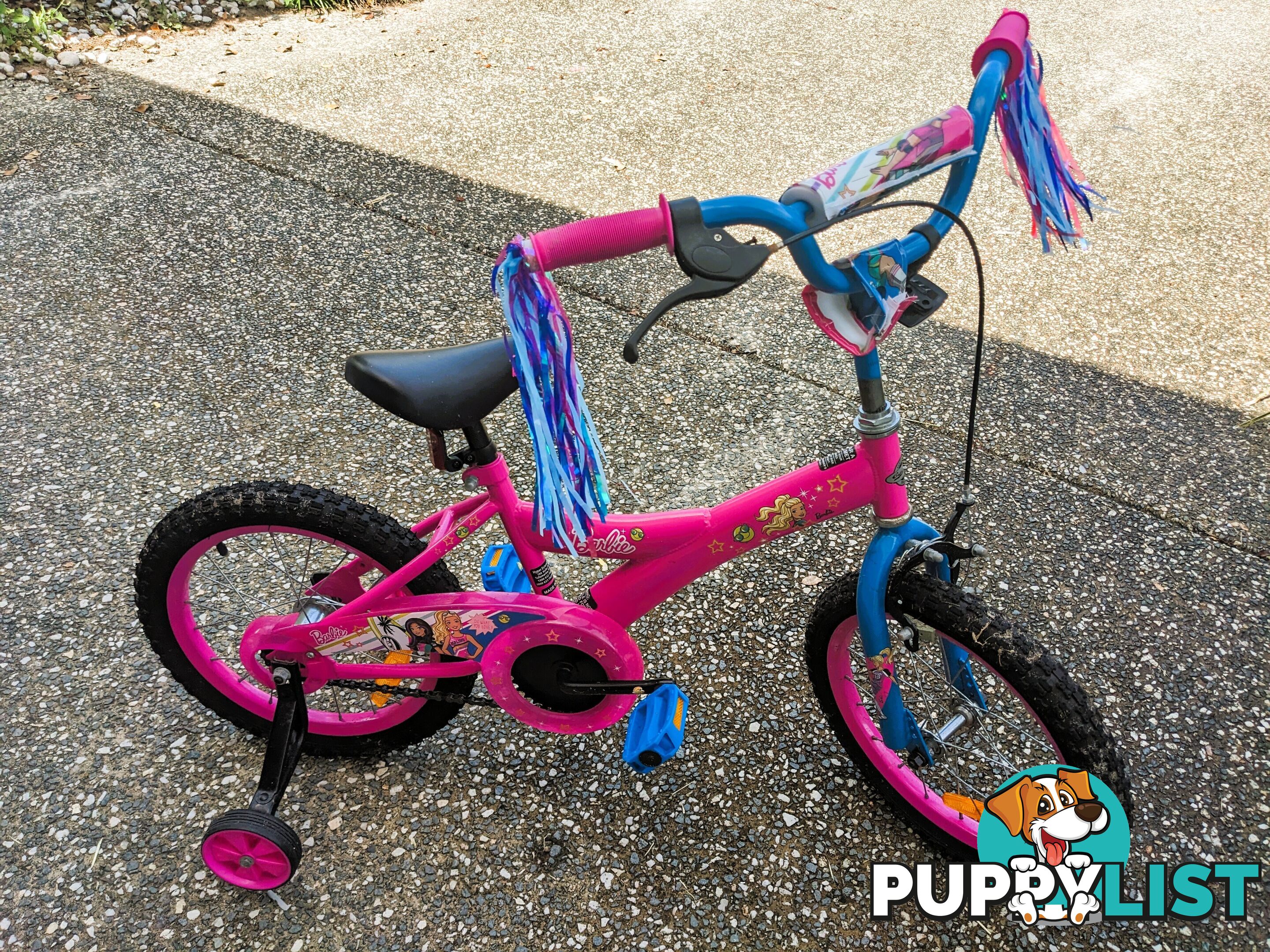 Barbie 40cm Bicycle w/ Training Wheels/Children 4-7y