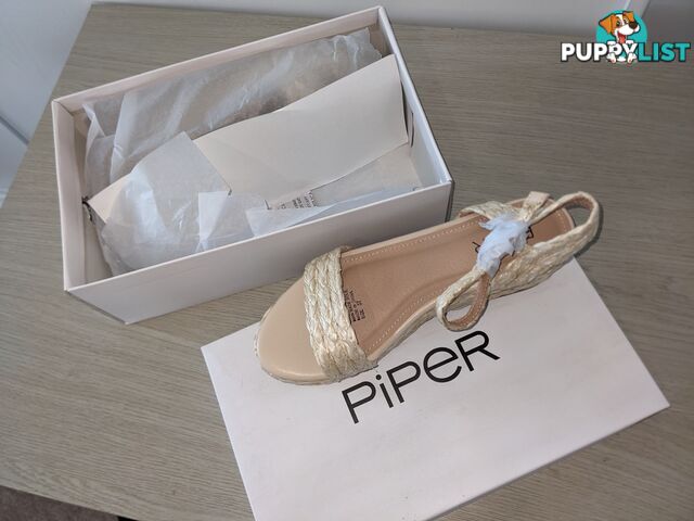 New in box from MYER - Low Espadrille Wedge Sandals, size 37