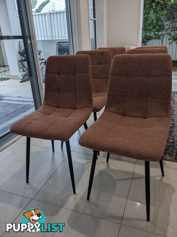 6x Max Sleek Dining Chairs