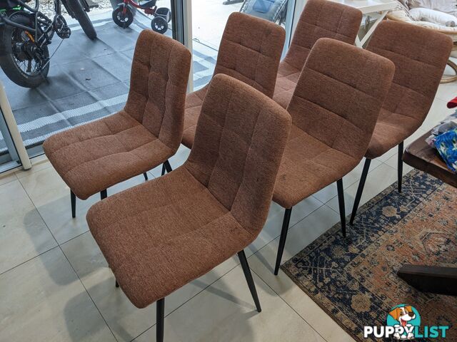 6x Max Sleek Dining Chairs