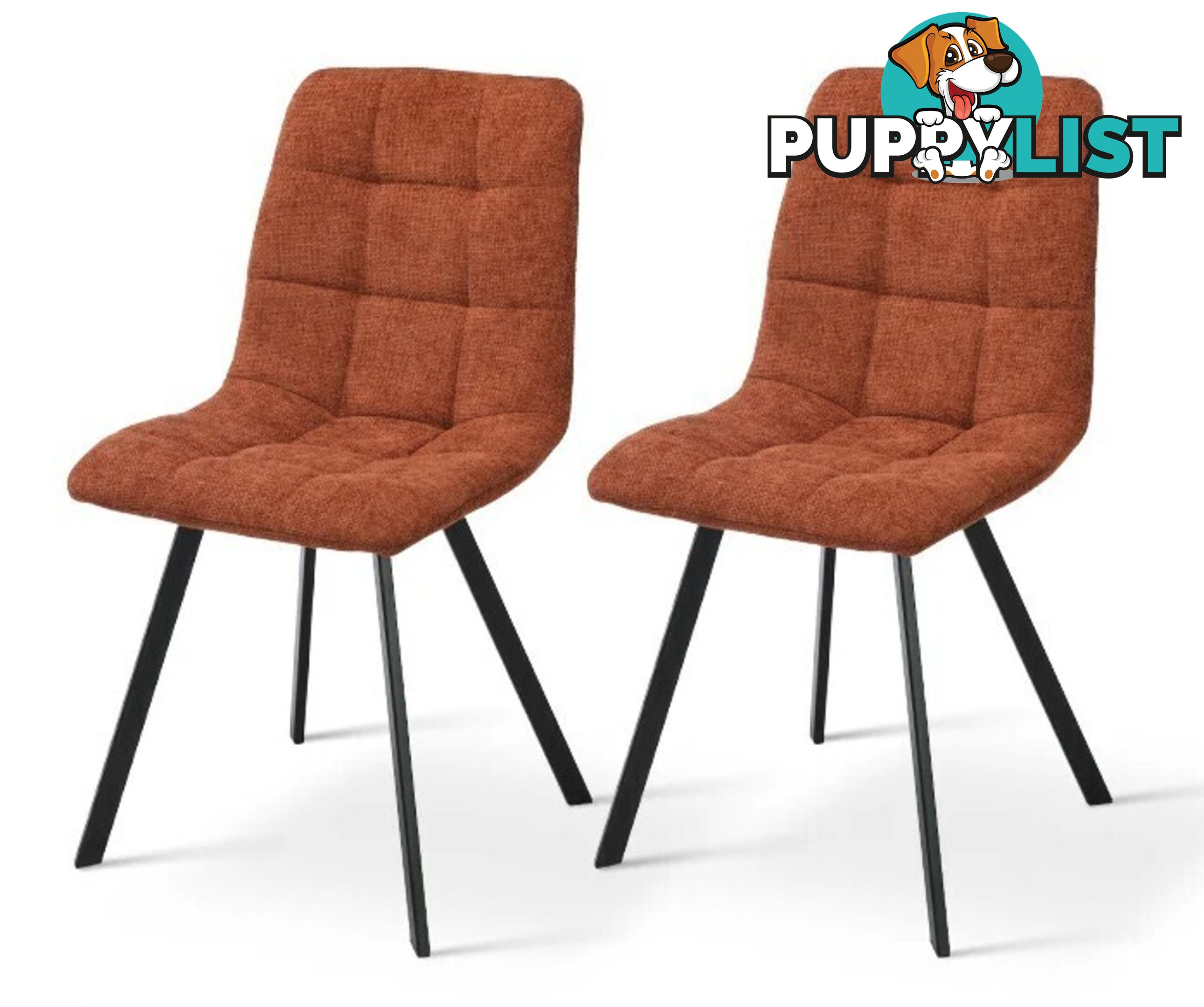 6x Max Sleek Dining Chairs