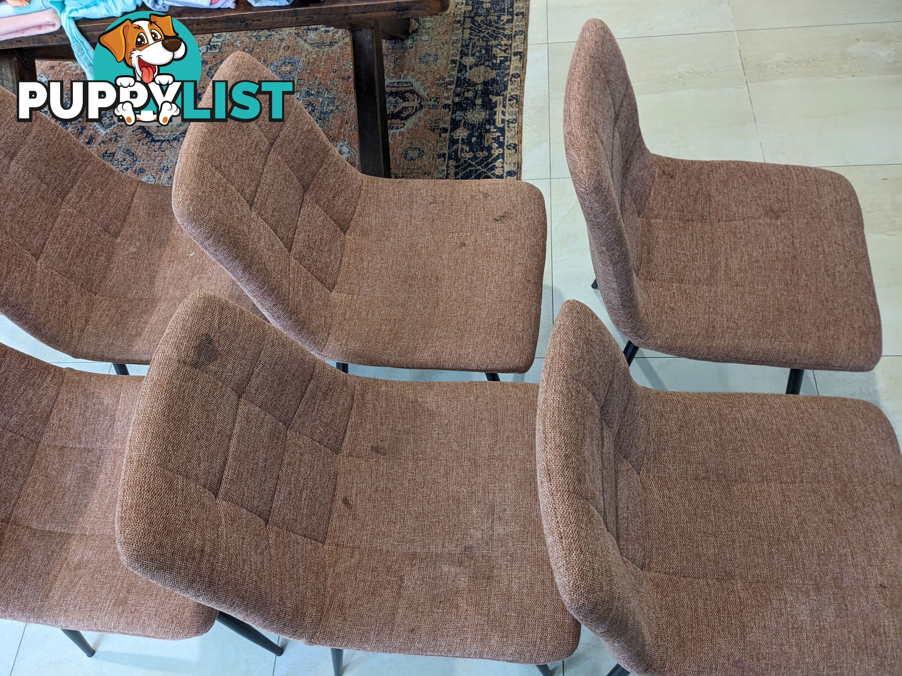 6x Max Sleek Dining Chairs