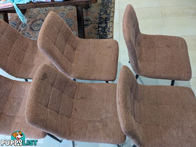 6x Max Sleek Dining Chairs