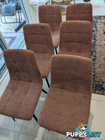6x Max Sleek Dining Chairs