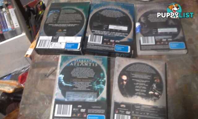 Stargate Atlantis season 1- 5 good condition $35ono