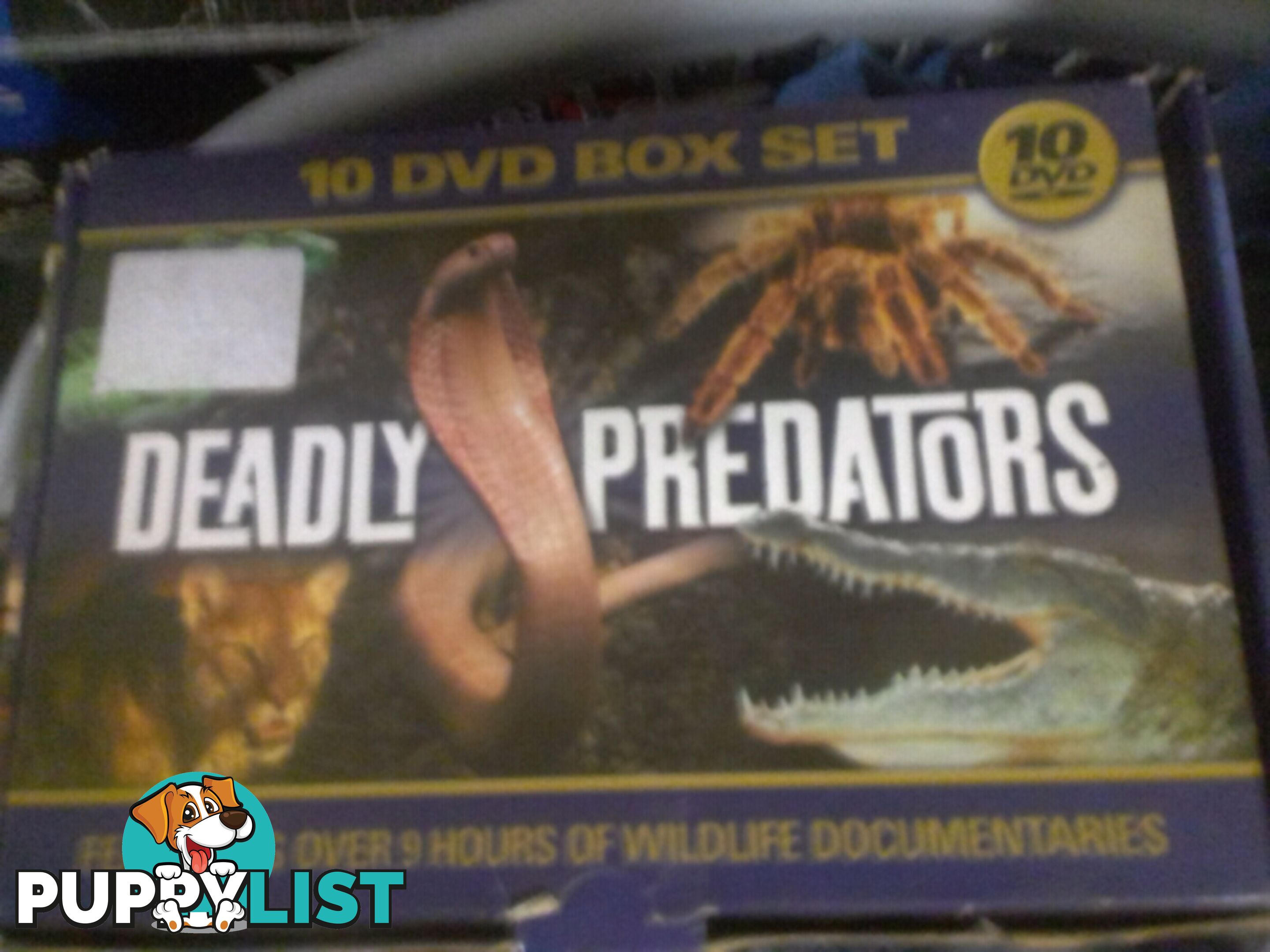 Dvd deadly predators. documentaries, 10DVDS