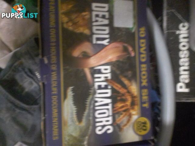 Dvd deadly predators. documentaries, 10DVDS