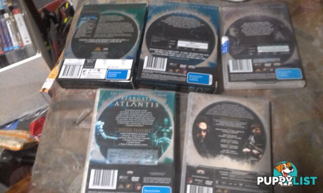 Stargate Atlantis complete collection season 1-5 $40ono