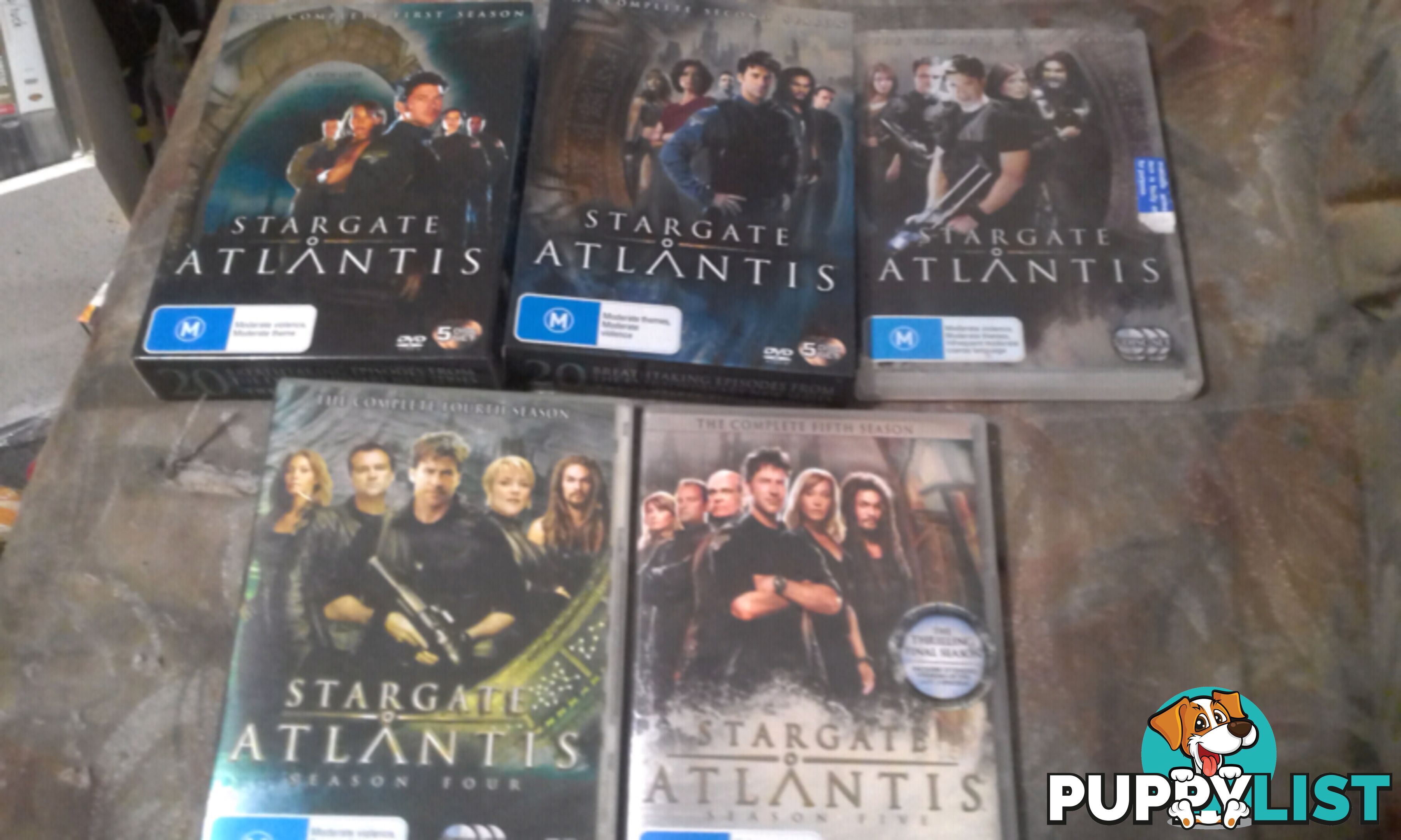 Stargate Atlantis complete collection season 1-5 $40ono