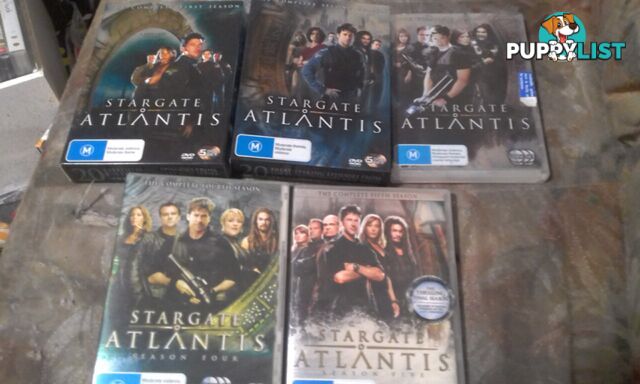 Stargate Atlantis complete collection season 1-5 $40ono