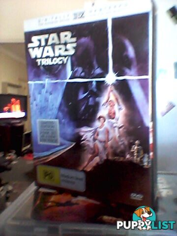 Starwarstrilogy 1-6 dvds $20ono