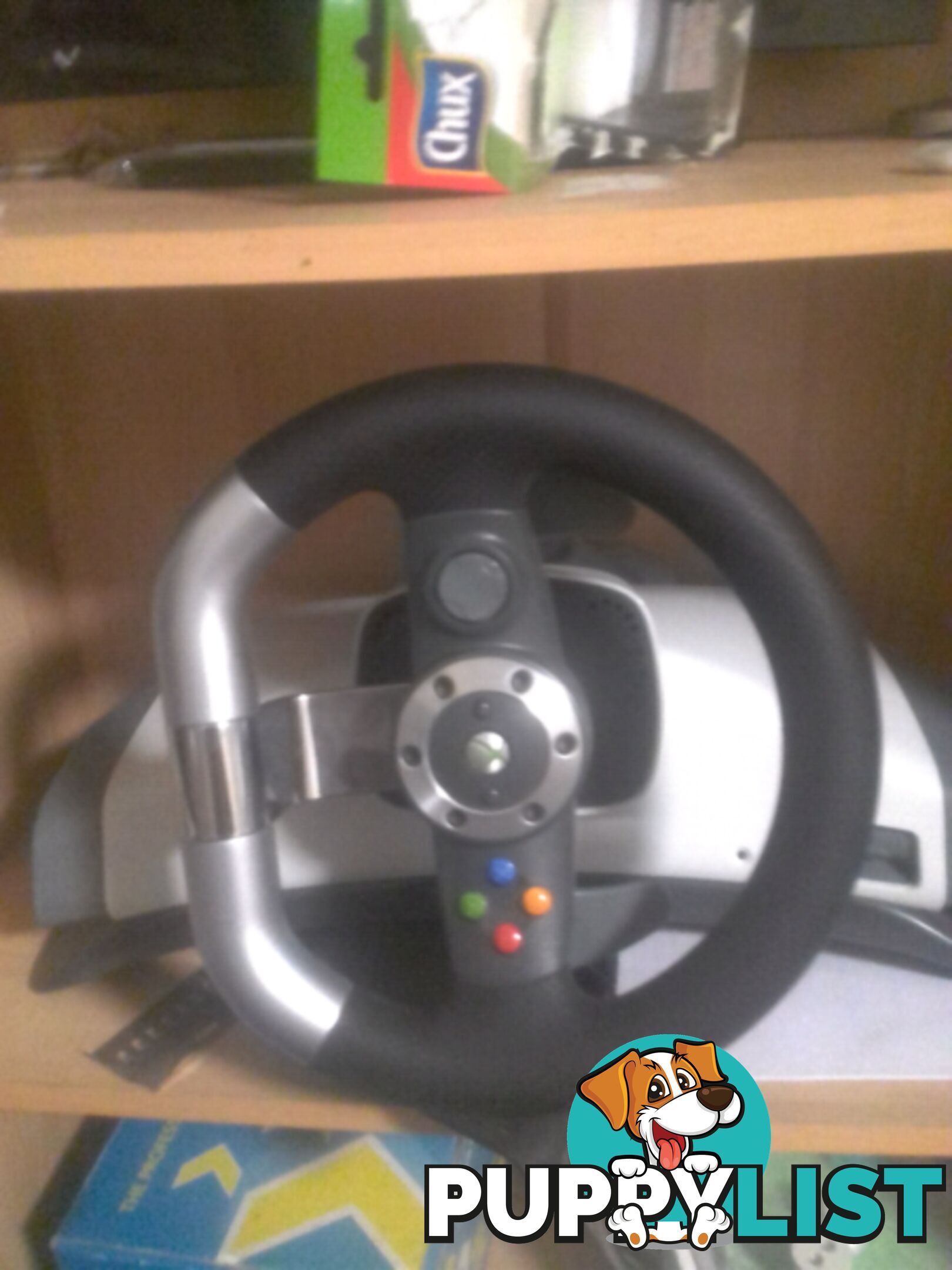 XBOX 360 remote control steering wheel and pedals as new $90ono