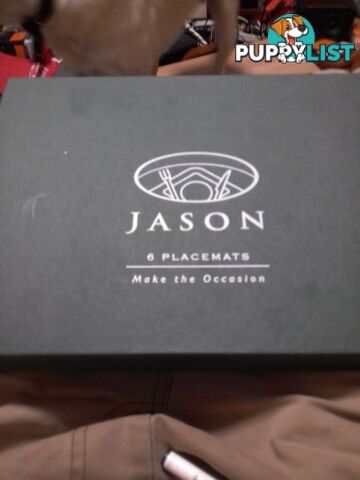 JASON 6x placemats. BRAND NEW cost $40 sell for /$25 ono