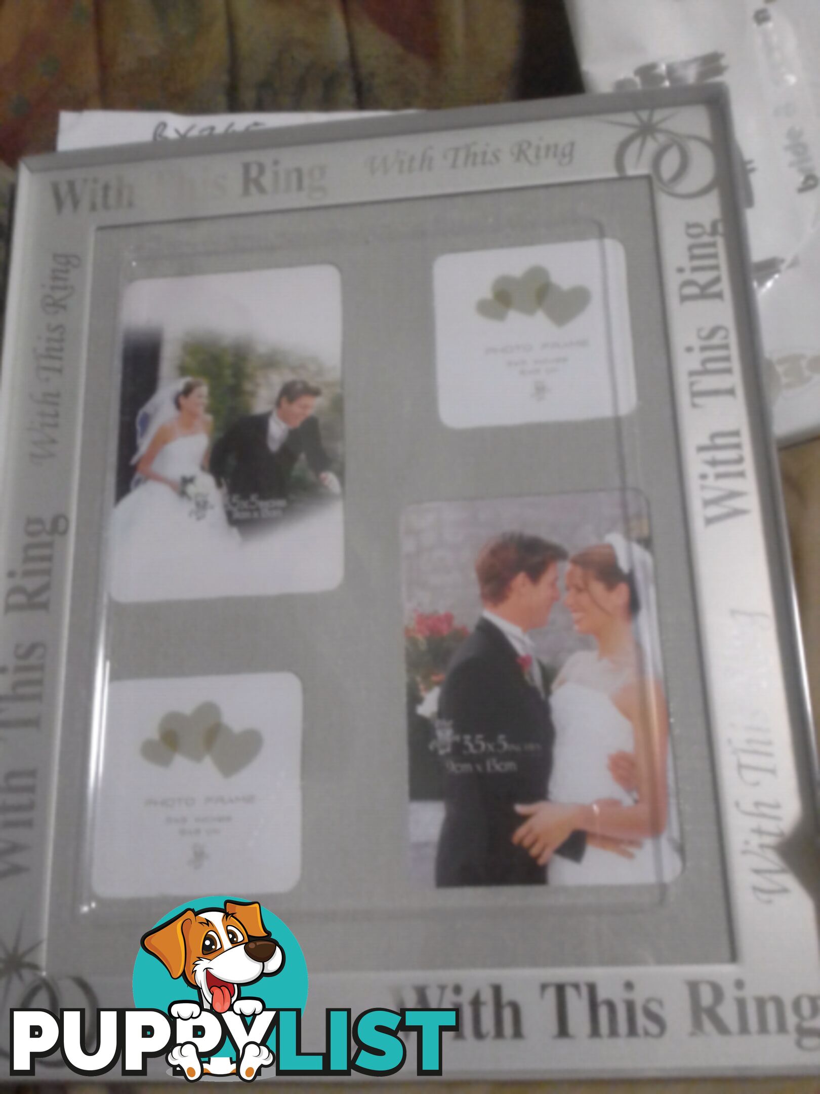 Photo frame 190x240 or for wedding pictures with this ring $30ono