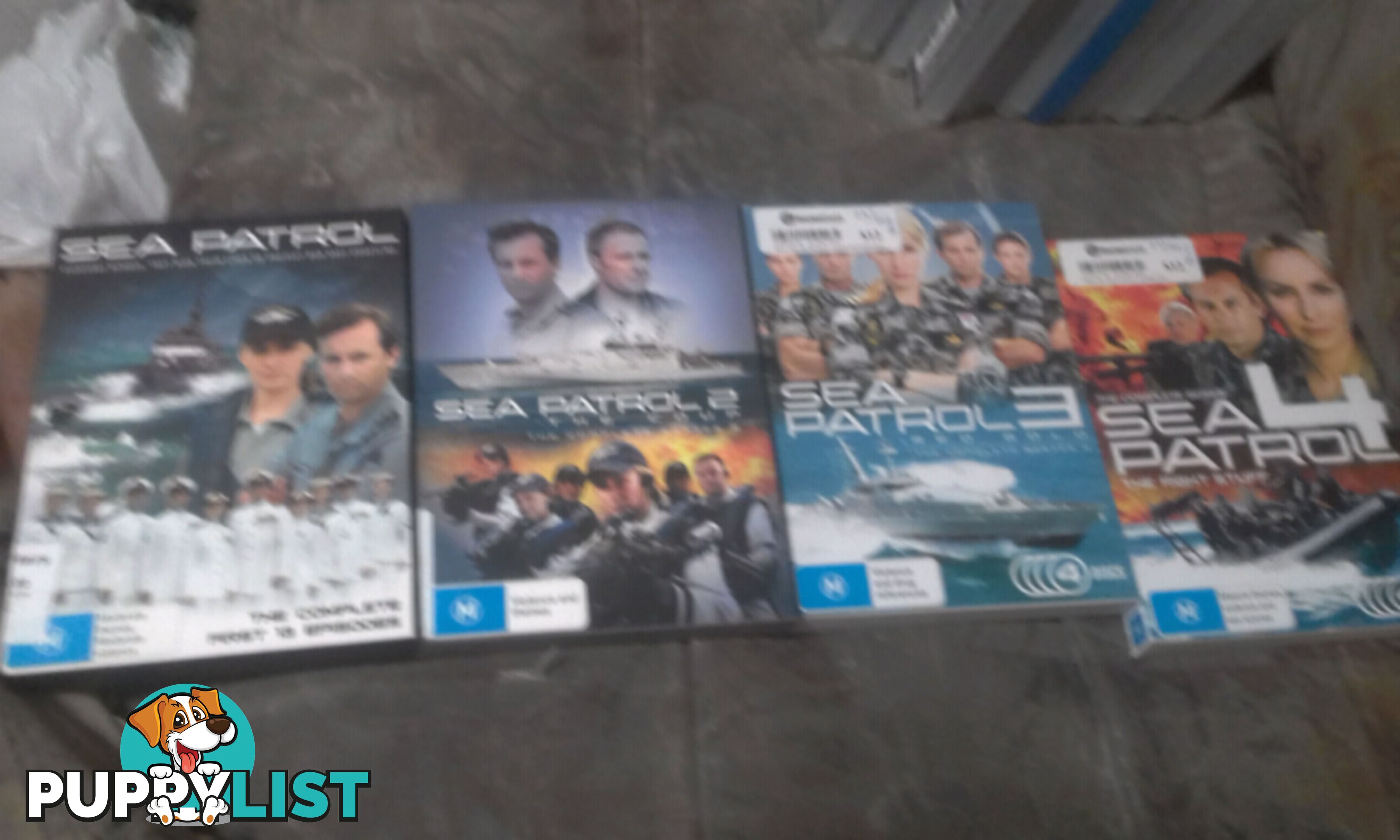 Sea patrol season 1-4 complete australian collection $$25