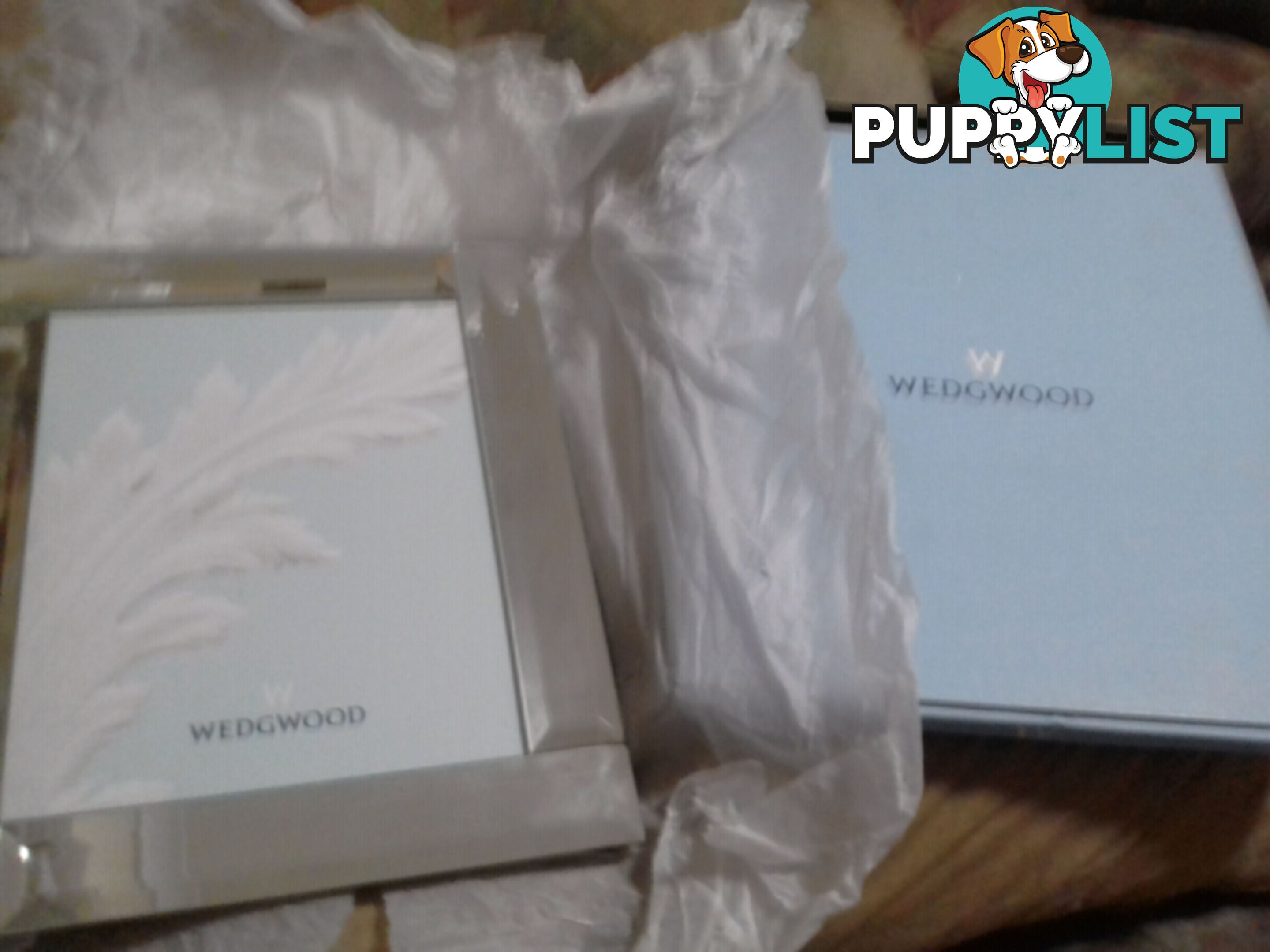 Wedgewood mirror picture frames. 7x11cm, &17x22cm BRAND NEW$60ono