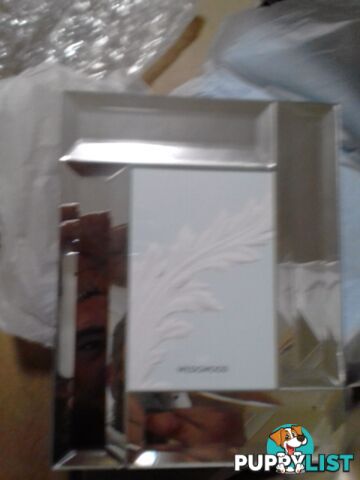 Wedgewood mirror picture frames. 7x11cm, &17x22cm BRAND NEW$60ono