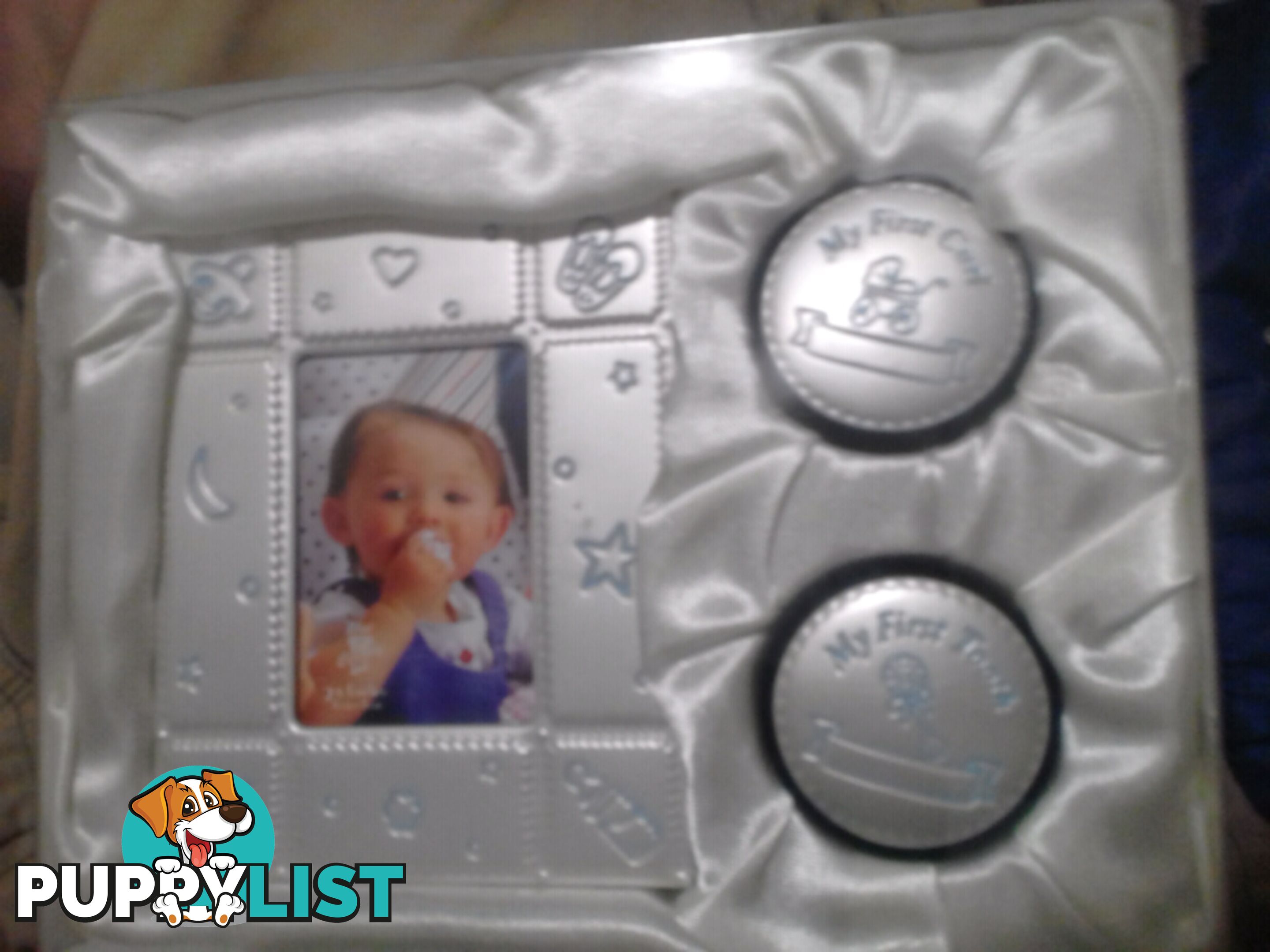 Photo frame 6cmx8cm first curl-hair first tooth . BRAND NEW$30ono