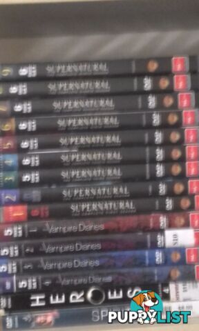 Super natural season 1-9 collection $45ono