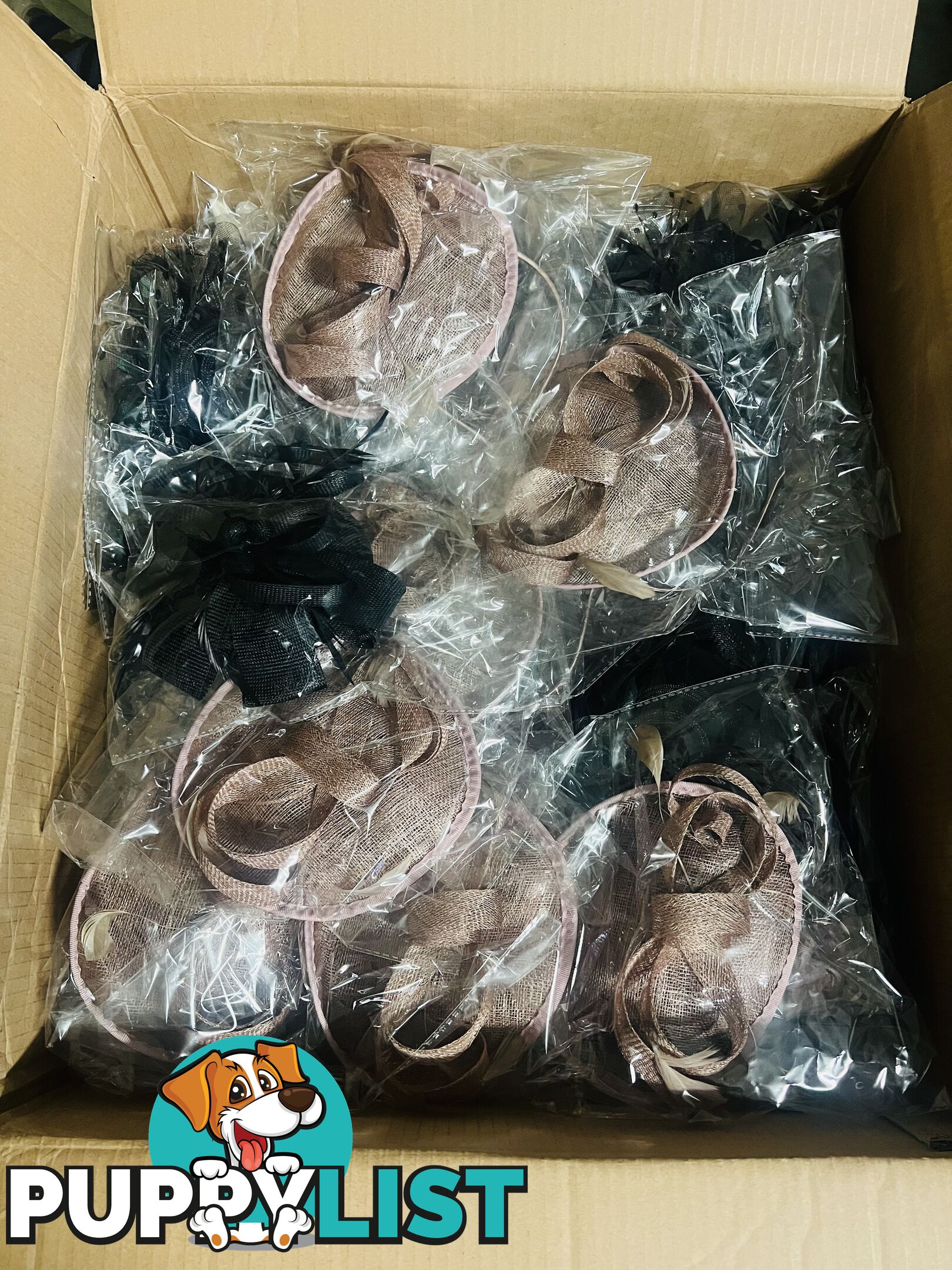Fascinators and headbands with optional website