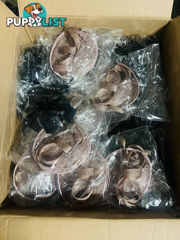 Fascinators and headbands with optional website