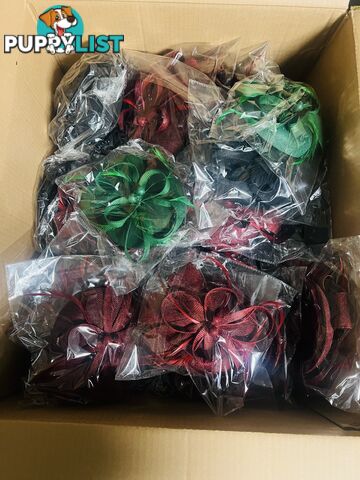 Fascinators and headbands with optional website