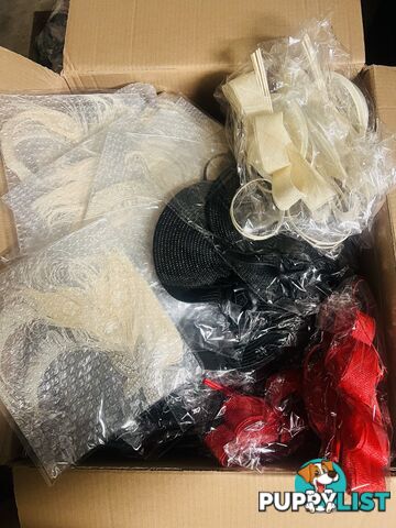 Fascinators and headbands with optional website