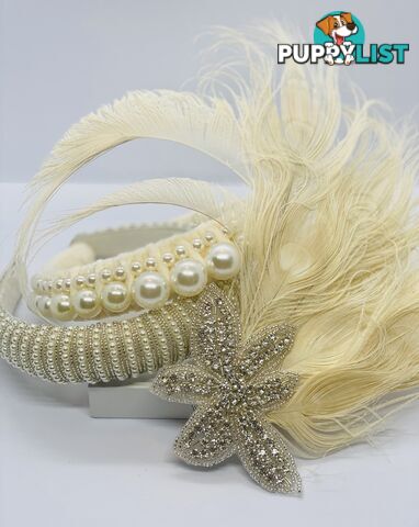 Fascinators and headbands with optional website