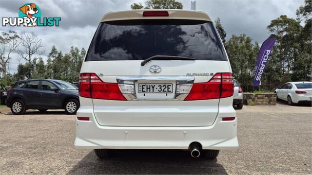 2007 TOYOTA ALPHARD VAN WAGON VAN WAGON