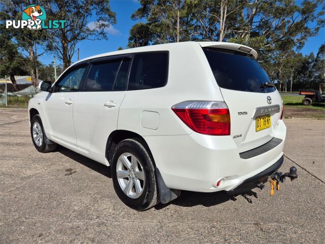 2008 TOYOTA KLUGER WAGON KX-R WAGON