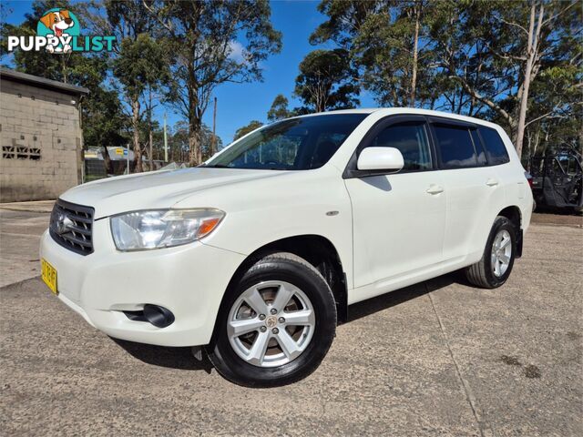 2008 TOYOTA KLUGER WAGON KX-R WAGON